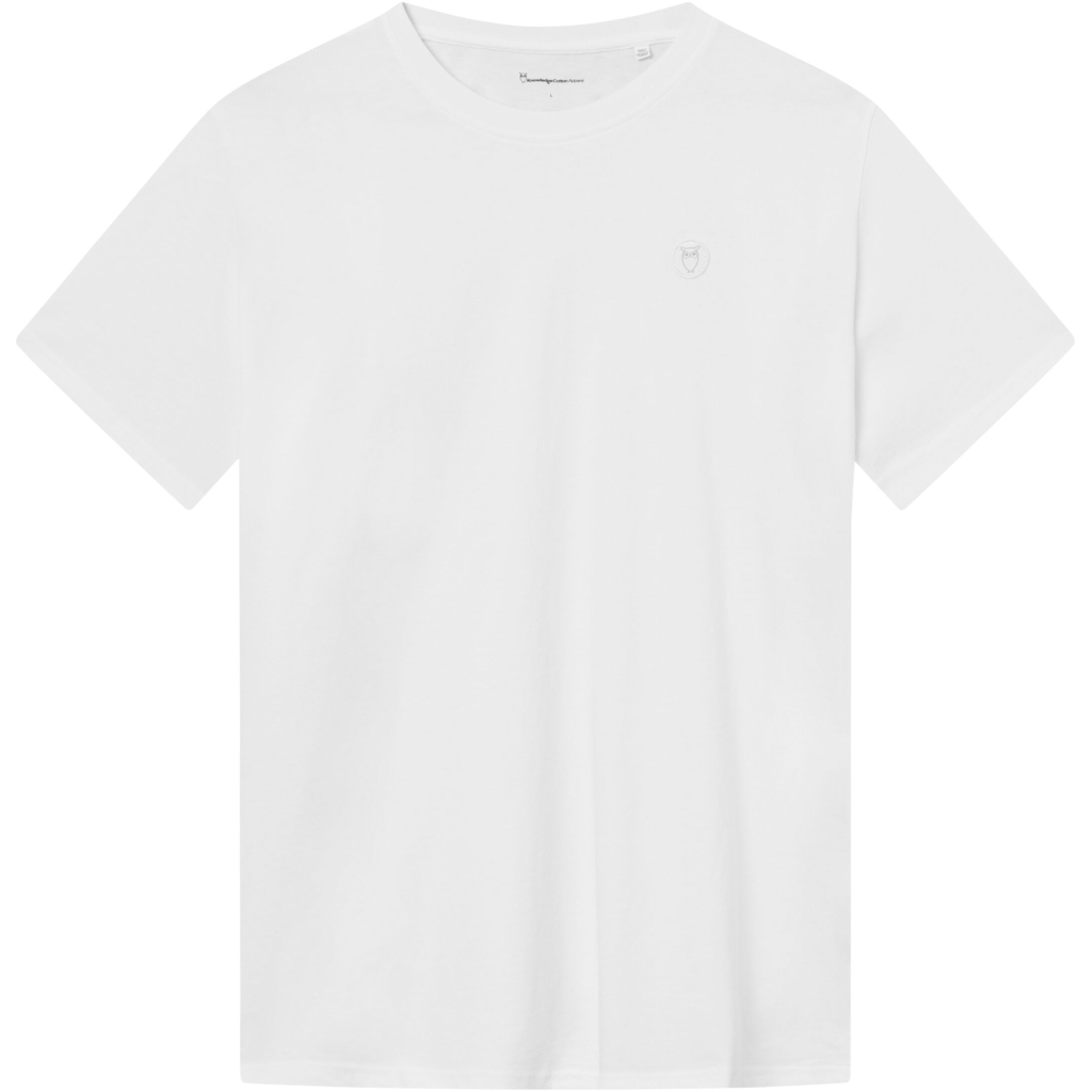 KNOWLEDGE | T-shirt Loke badge - Bright White