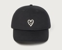 THINKING MU | Casquette Chris Coeur - noir