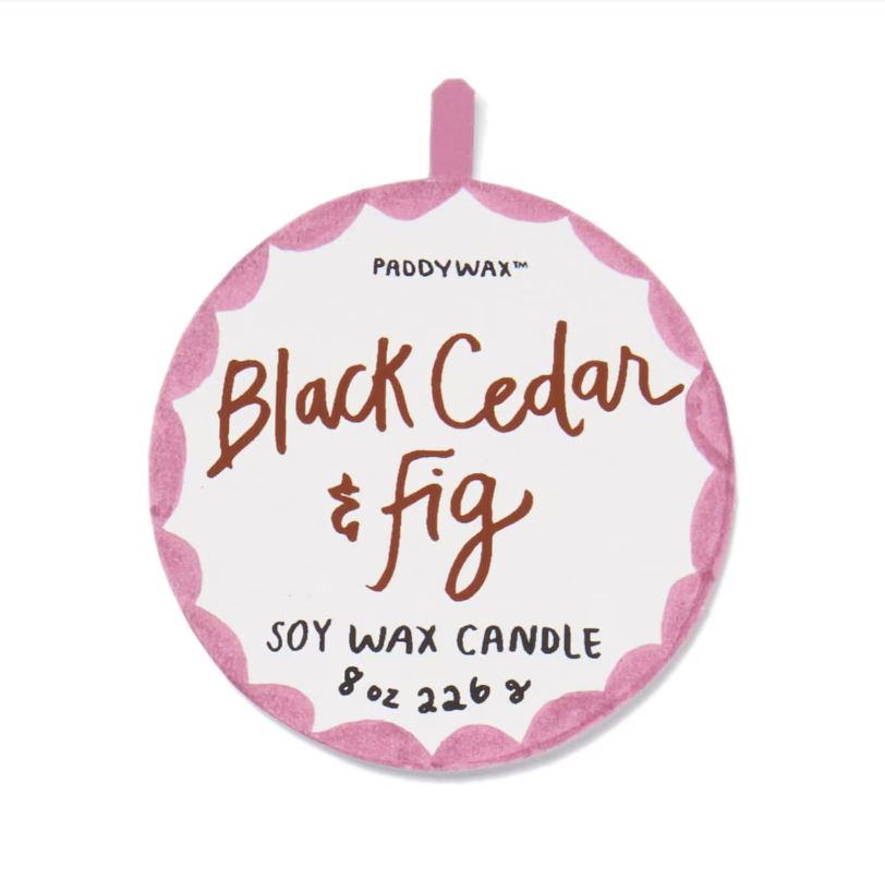 DESIGNWORKS COLLECTIVE | Bougie en céramique Adopo - Black Cedar & Fig Boxed