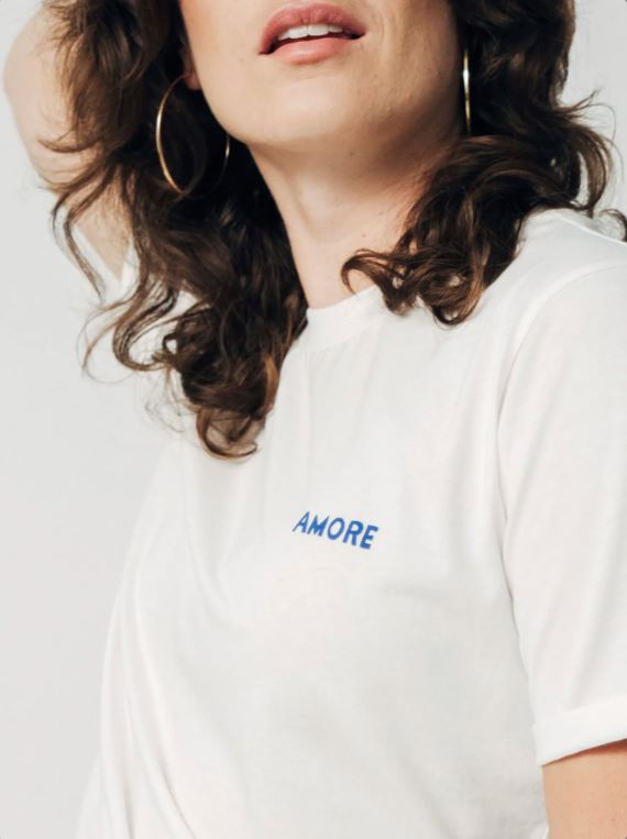 MADEMOISELLE YEYE | Tops - Pomodoro Amore T-Shirt - White