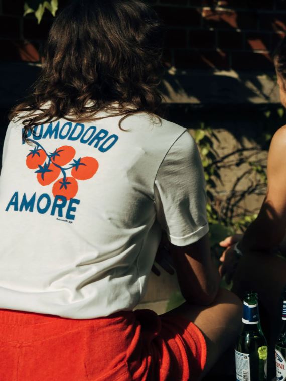MADEMOISELLE YEYE | Tops - Pomodoro Amore T-Shirt - White