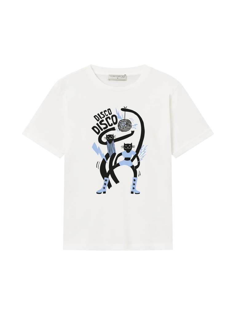 MADEMOISELLE YEYE | T-shirt Disco Disco - White