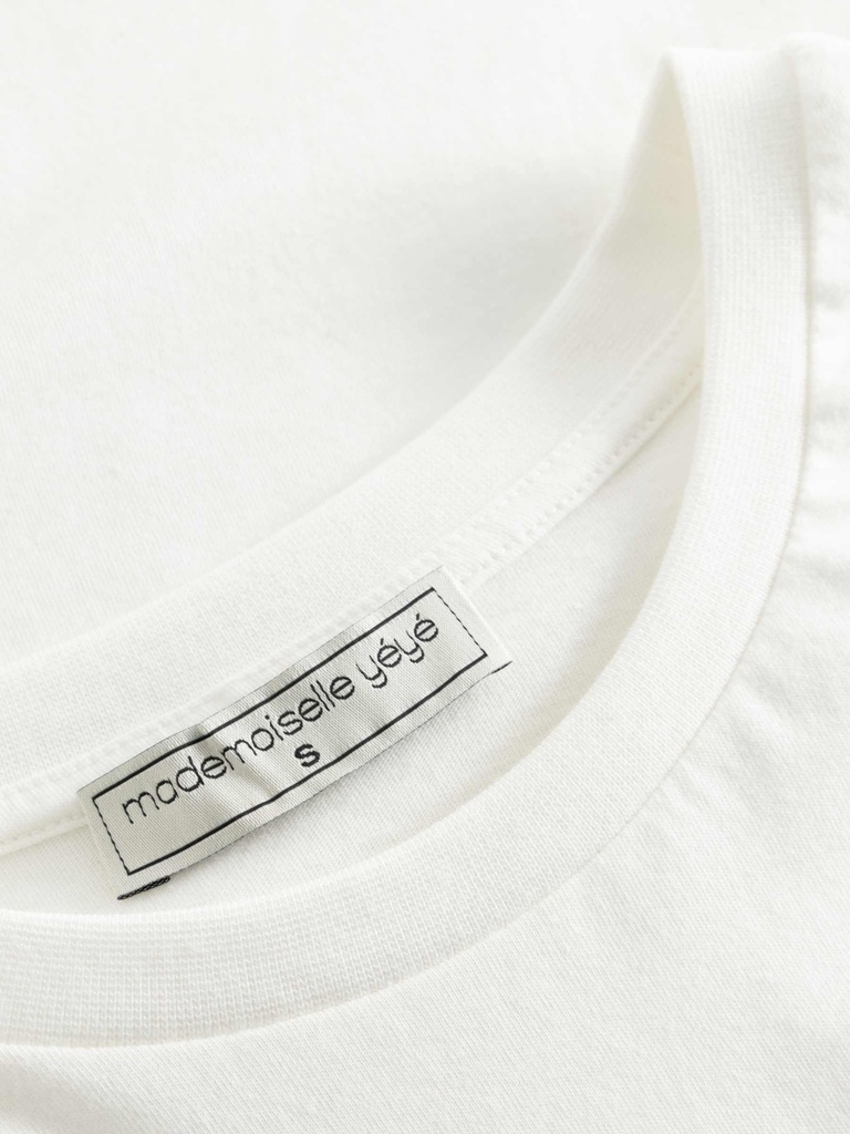MADEMOISELLE YEYE | T-shirt Disco Disco - White
