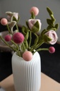 GRY &amp; SIF | Fleur en laine bouillie Rose - Dusty Red