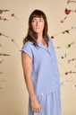 GRAINE | Chemise en coton biologique Résonner - Bleu ciel