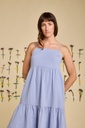GRAINE | Robe en coton biologique Vitalité - Bleu ciel