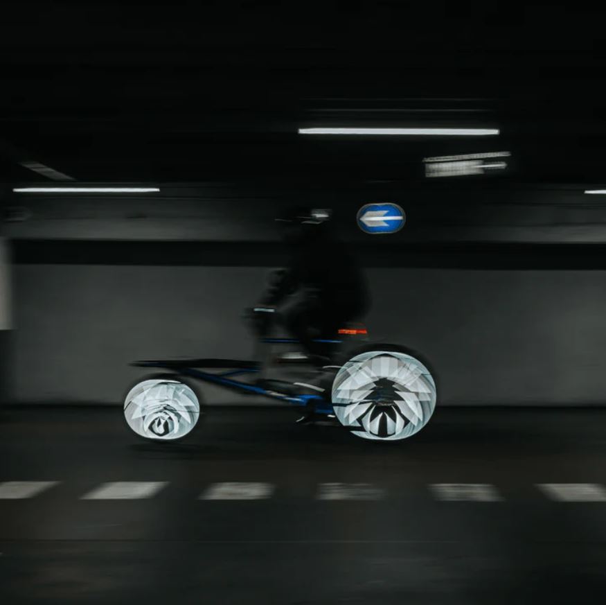 Rainette | Grands réflecteurs pour vélo - Fluo