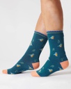 THOUGHT | Chaussettes femme Bird - Lake blue