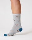 THOUGHT | Chaussettes femme Bird - Grey marl