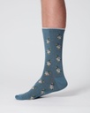 THOUGHT | Chaussettes homme Duck - Misty blue