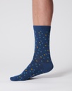 THOUGHT | Chaussettes homme Dotty - Mineral blue