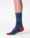 THOUGHT | Chaussettes homme Galaxy - Mineral blue