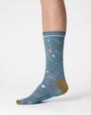 THOUGHT | Chaussettes homme Galaxy - Misty blue