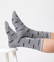 THOUGHT | Chaussettes homme Moustache - Grey marl