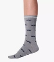 THOUGHT | Chaussettes homme Moustache - Grey marl