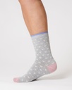 THOUGHT | Chaussettes femme Heart Spot - Grey marl