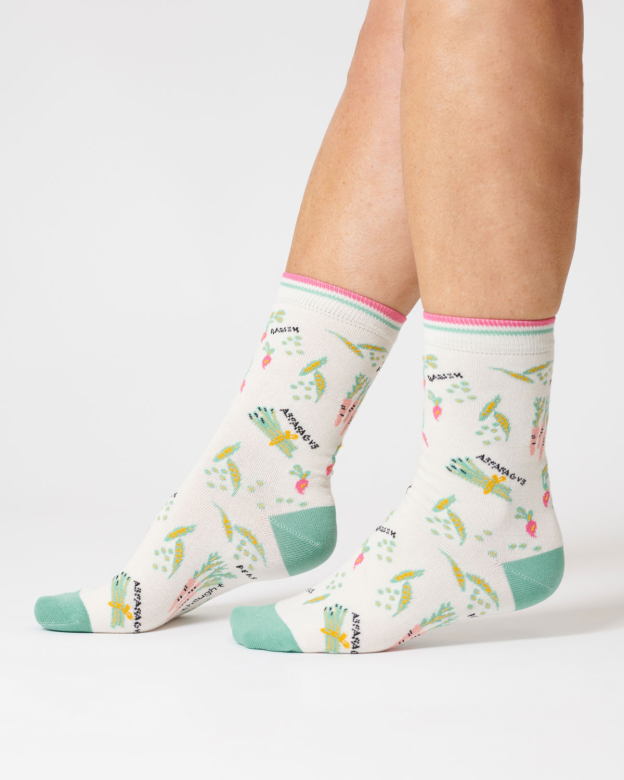 THOUGHT | Chaussettes femme Vegetable - Stone white