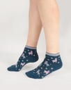 THOUGHT | Chaussettes femme mi-hautes Llama - Lake blue