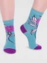 THOUGHT | Coffret chaussettes femme Flower &amp; Butterfly - Blue/Green/Purple/Grey
