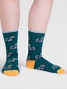 THOUGHT | Coffret chaussettes femme Bike &amp; Stripe - Blue/Grey Marl/Yellow/Green