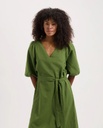 Kuyichi | Robe May en lin et coton biologique - Green