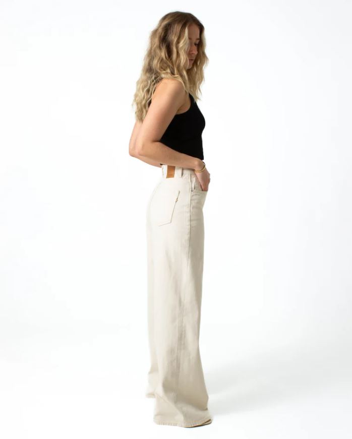 Kuyichi | Jean Harper Loose Flare Ecru