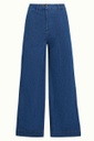 KING LOUIE | Pantalon Peppa Chambray Denim Blue