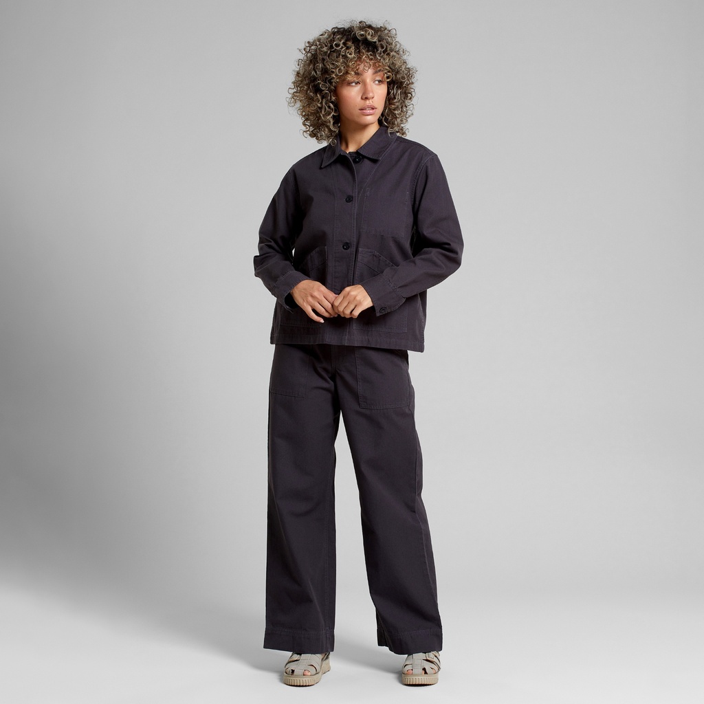 DEDICATED | Pantalon Workwear Vara Canvas - Phantom Black