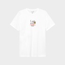 DEDICATED | T-shirt Stockholm Pizza Love - White