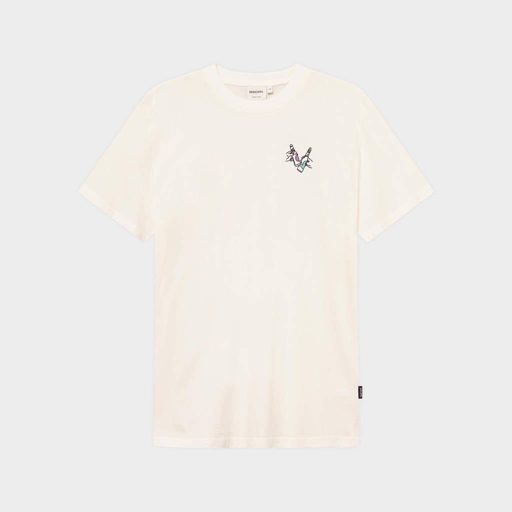 DEDICATED | T-shirt Stockholm Cheers - Off-White