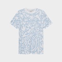 DEDICATED | T-shirt Stockholm Wonky Beach - Blue Skyway