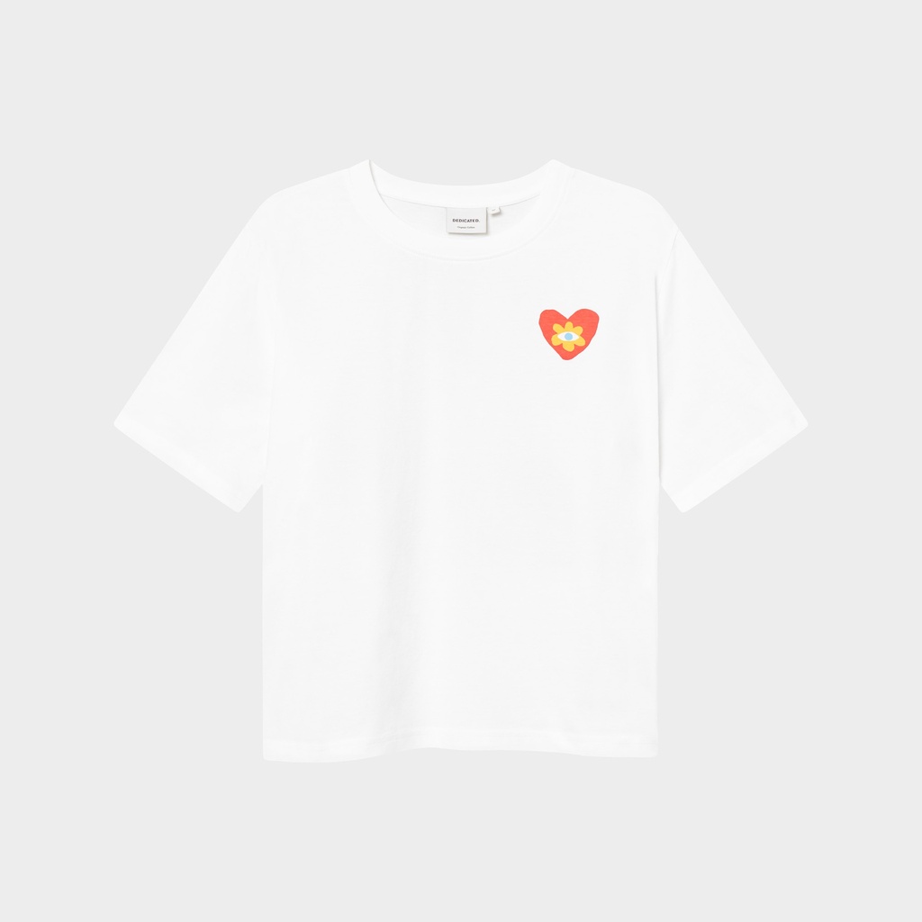 DEDICATED | T-shirt Vadstena Good Vibes - White