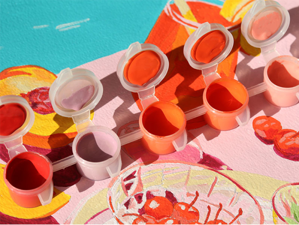La Petite Epicerie | Coffret peinture au numéro -  Summer Dreams par Sun Lee