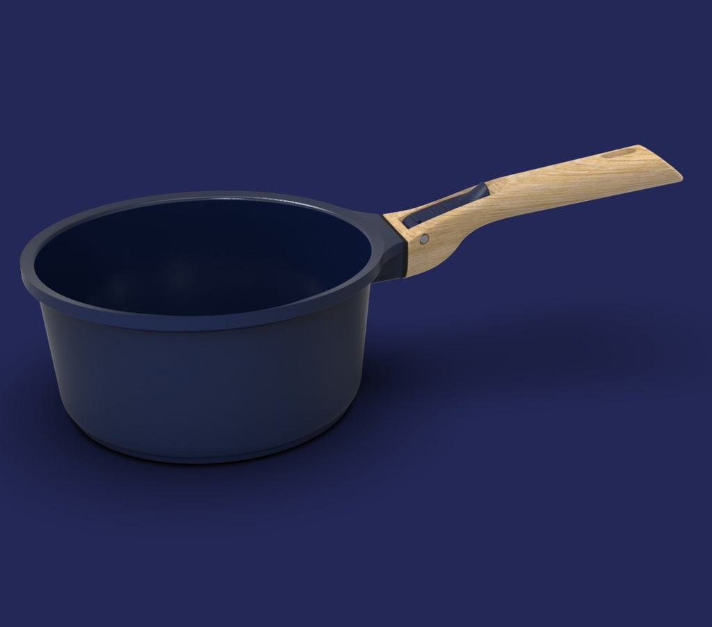 Cookut | Casserole poignée amovible 20 cm - Myrtille