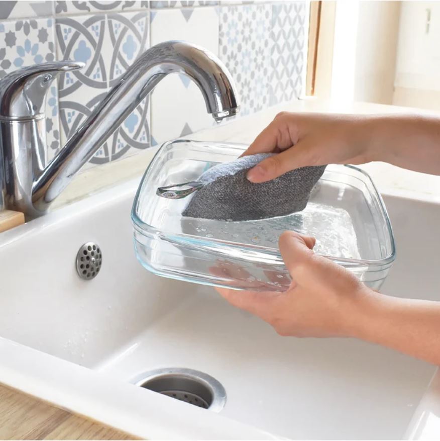 Another Way | Éponge Lavable et Grattante - Bleue