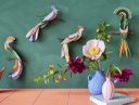 Studio Roof | Oiseau de paradis décoratif en carton recyclé - Meti