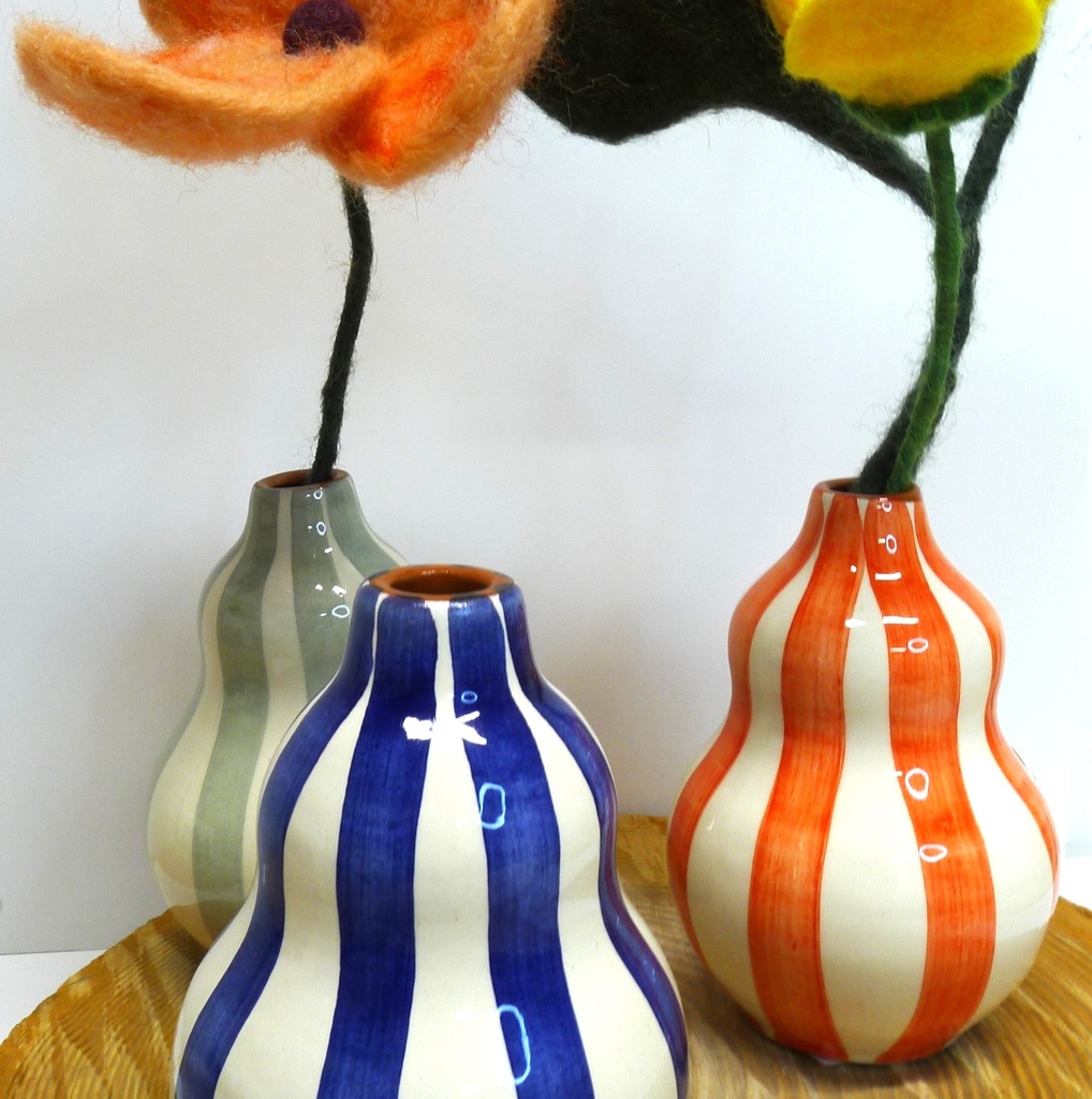 Casa Cubista | Mini Vase en céramique - Bold stripe