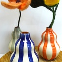 Casa Cubista | Mini Vase en céramique - Bold stripe