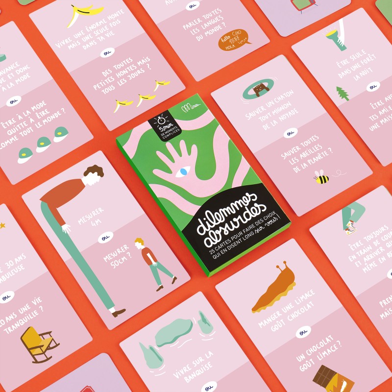 Minus | Jeu de cartes Dilemmes absurdes 
