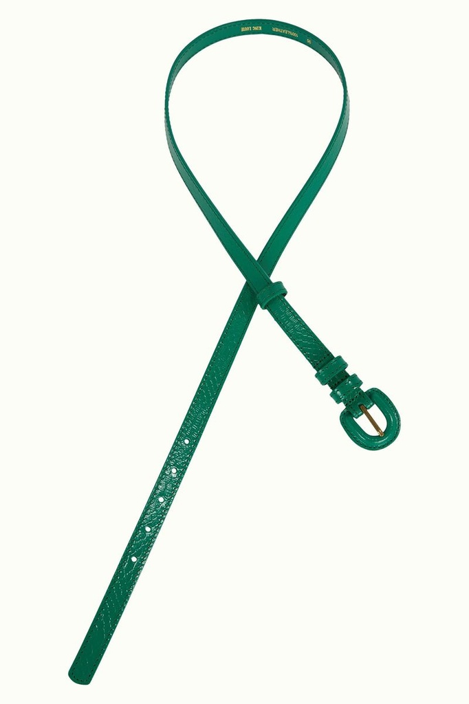 KING LOUIE | Ceinture Croco - Palm Green