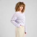 DEDICATED | Cardigan Knitted Rosendal Crochet - Purple Thistle