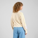 DEDICATED | Cardigan Kanan Application Flower Vanilla White