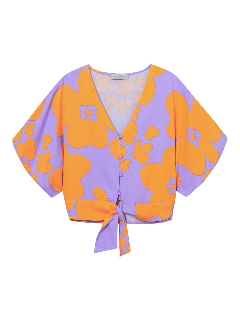 MADEMOISELLE YEYE | Chemisier Daisys Flowers- Lilac