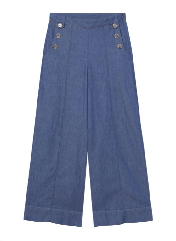 MADEMOISELLE YEYE | Pantalon Promenade - Blue
