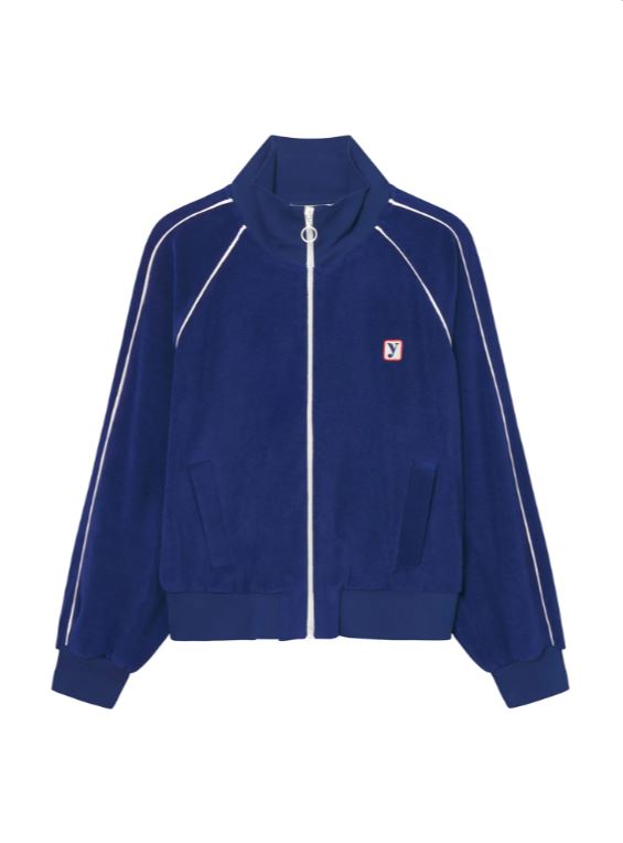 MADEMOISELLE YEYE | Veste Retro Rally College - Blue