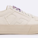 FAGUO | Tennis compensée Walnut Platform - White