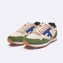 FAGUO | Basket Elm  Suede - Ecru et kaki