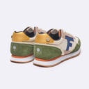 FAGUO | Basket Elm  Suede - Ecru et kaki