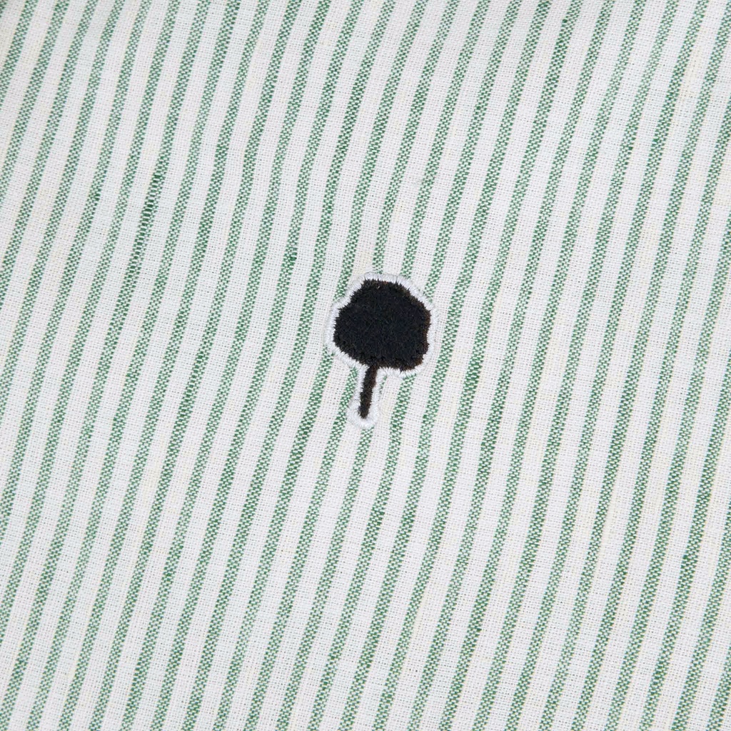FAGUO | Chemise Ivoy en coton et lin - Green
