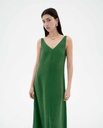 THINKING MU | DILL SADE DRESS - FEMME -GREEN